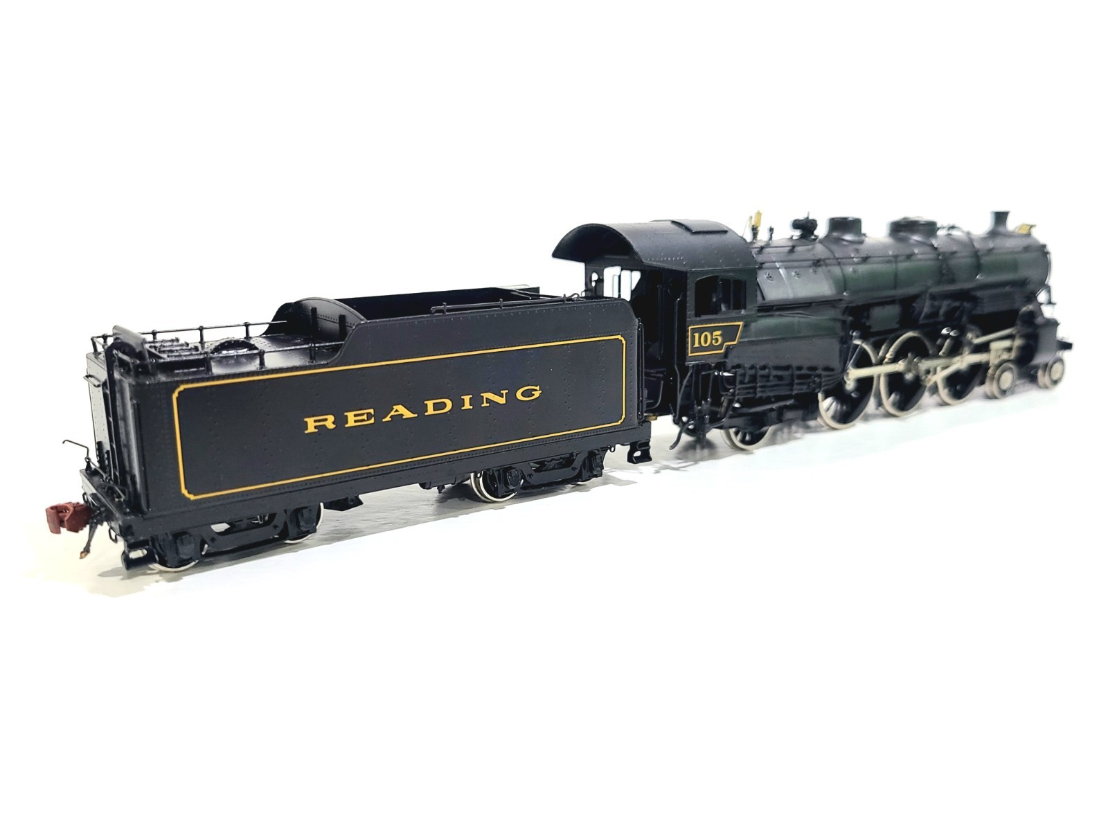 Overland OMI RDG G1Sa 4-6-2 Steam Reading Railroad #105 HO Brass Model #1565.1