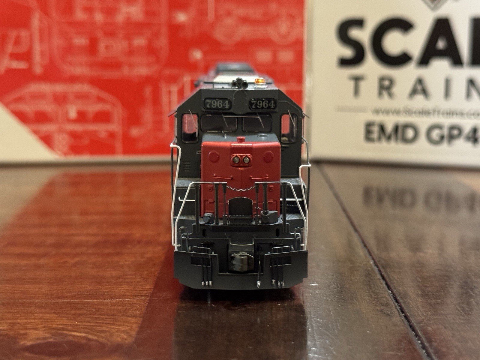 HO ScaleTrains Rivet Counter Cotton Belt SSW GP40R #7964 SXT41917 DCC & Sound