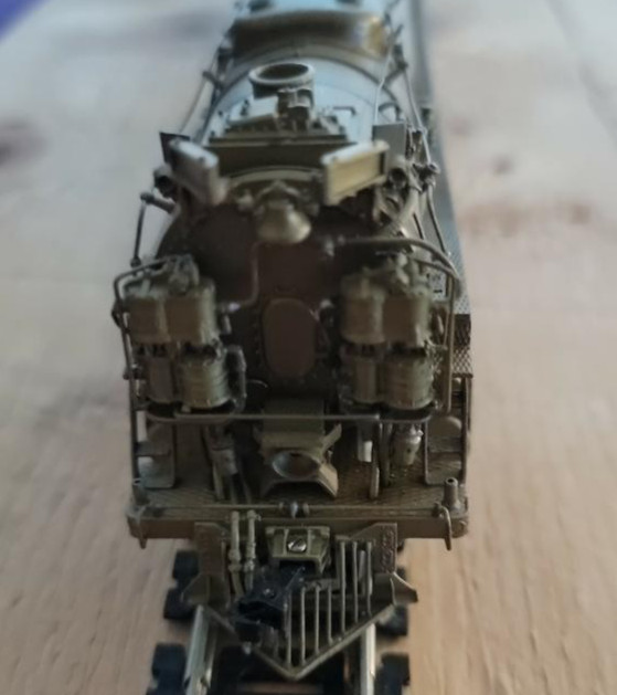 HO Custom NJ Brass C&O 4-8-2 Steam Loco/Tender (unpainted) NIB PRISTINE C-9