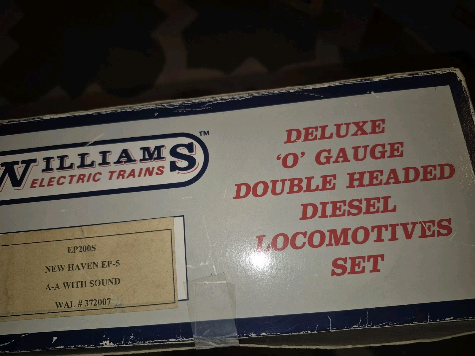 Williams Double Headed Diesels New Haven EP 200s True Sounds Box Shows Wear