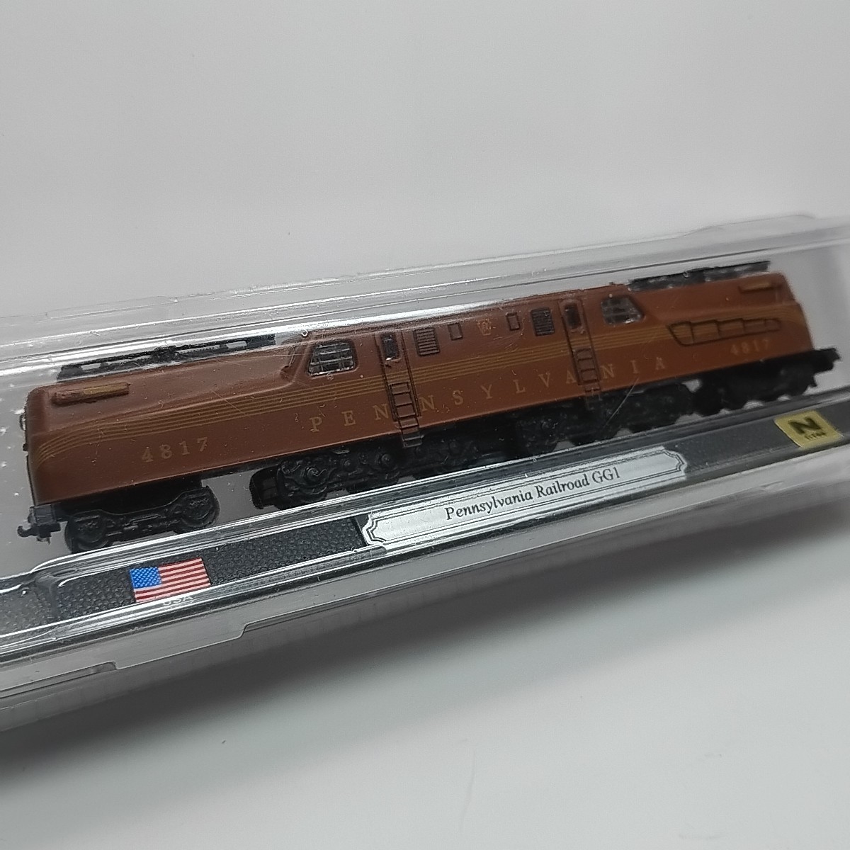 Pennsylvania Train 4817 GG1 USA 1:160 Railroad Locomotive Display USA Del Prado