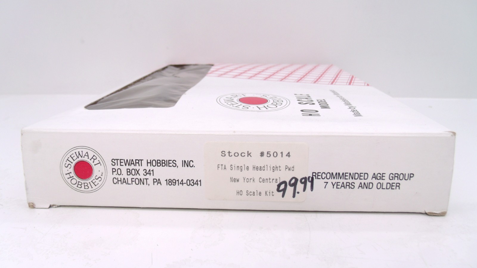 Stewart Hobbies HO FTA Single Headlight Pwd New York Central SHELL ONLY Kit READ