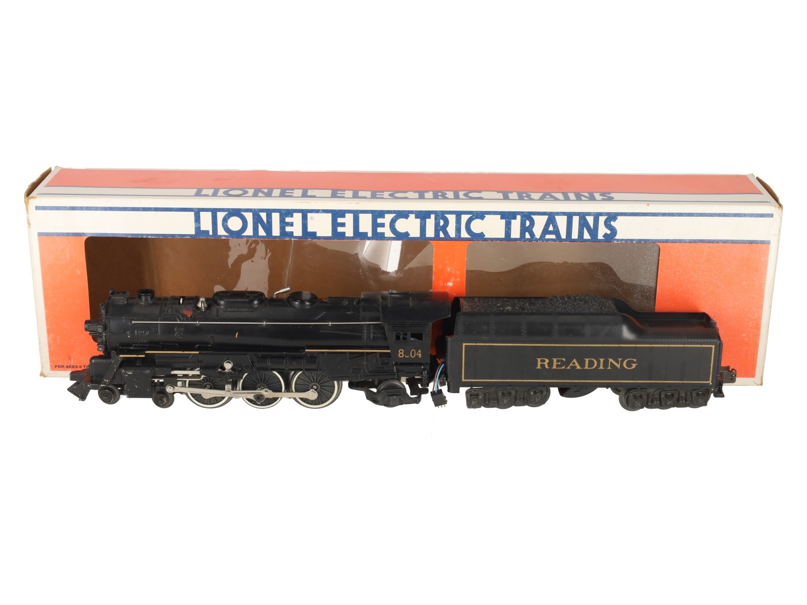Lionel 6-18004 Reading 4-6-2 Steam Locomotive & Tender #8004/Box