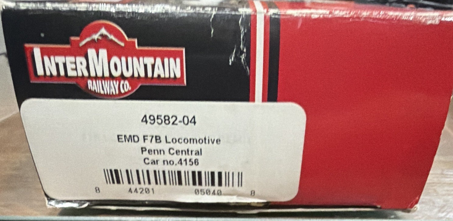 InterMountain EMD F7A/F7B Penn Central HO DC Analog Diesel Locomotives ABBA set
