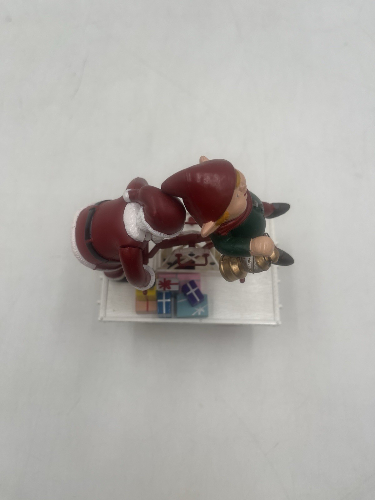 Bachmann 96241 #2 Christmas Handcar w/Santa & Elf – Metal Wheels EX/Box