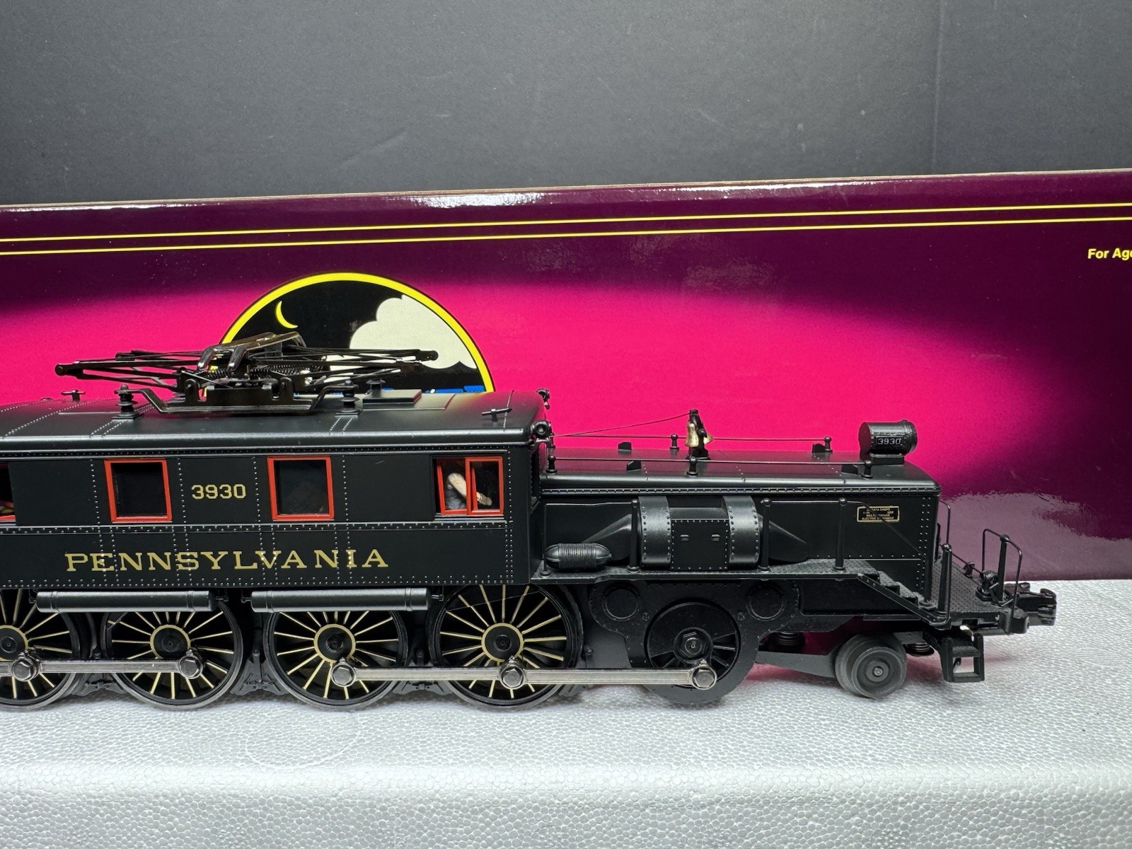 MTH 20-5543-1 Pennsylvania PRR L-5 crocodile electric engine #3930 PS2 BCR LNIB