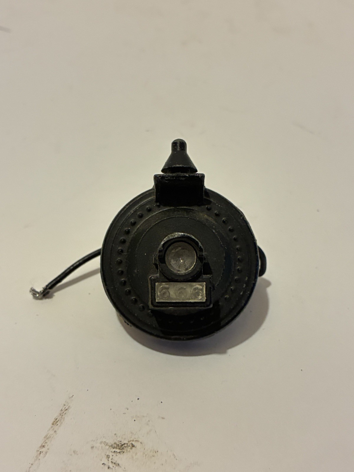 Marx 666 Die Cast Boiler Front With Socket.
