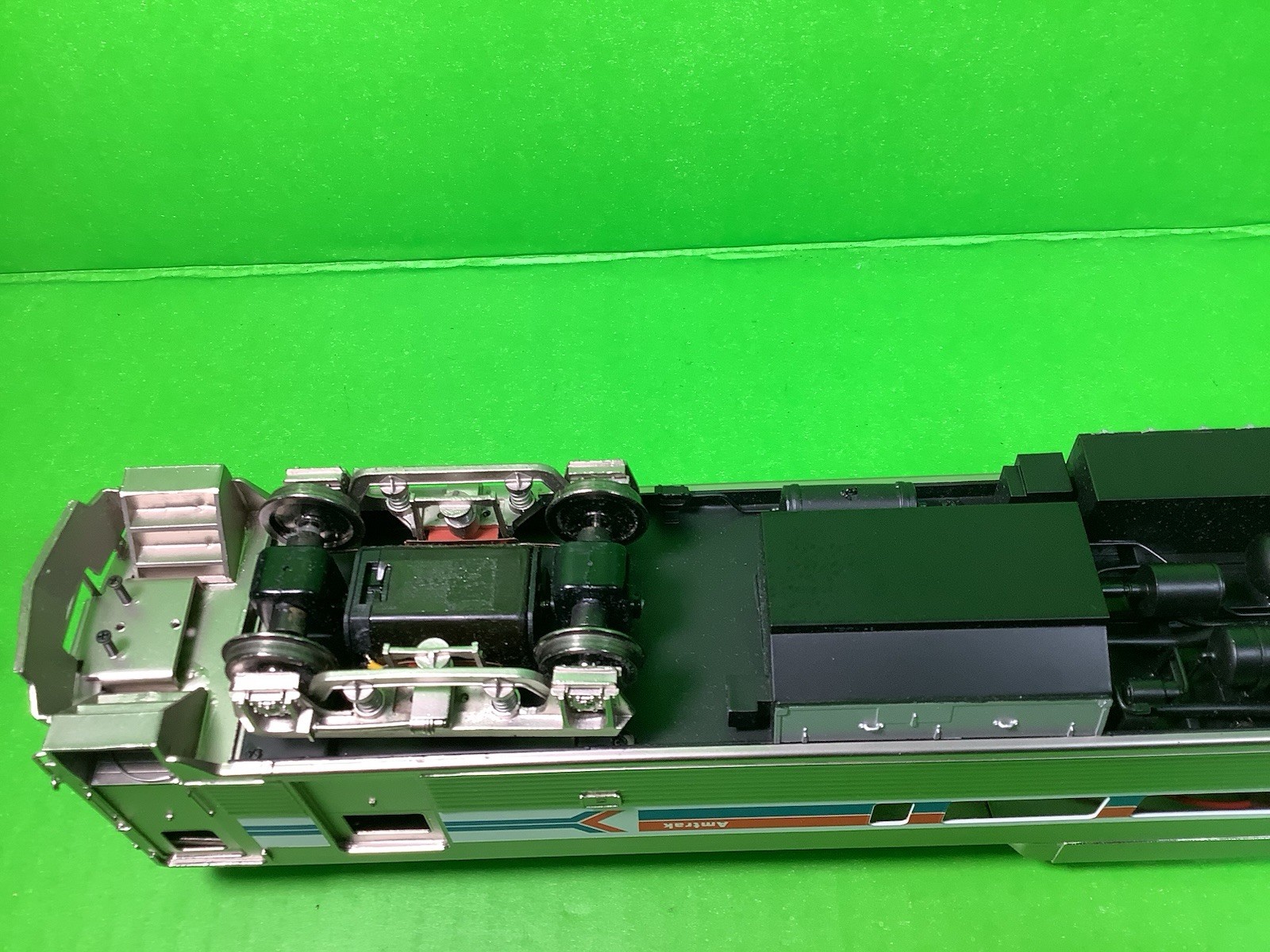 Sunset Models 3rd Rail RDC-2 AMTRAK 2 Rails Powered RDC Car OB,Styrofoam box