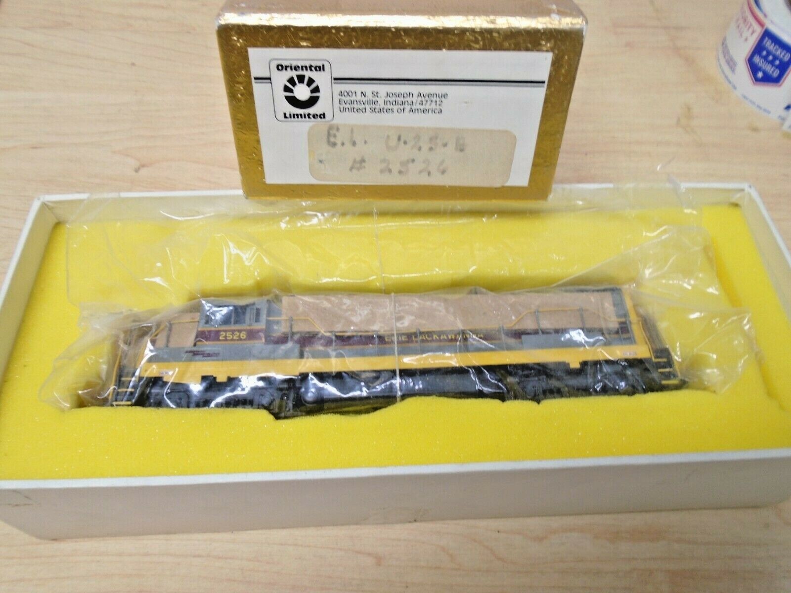 Orient Ltd BRASS HO SHS Korea Finished Erie DIESEL LOCO Runs Scale Couplers OB