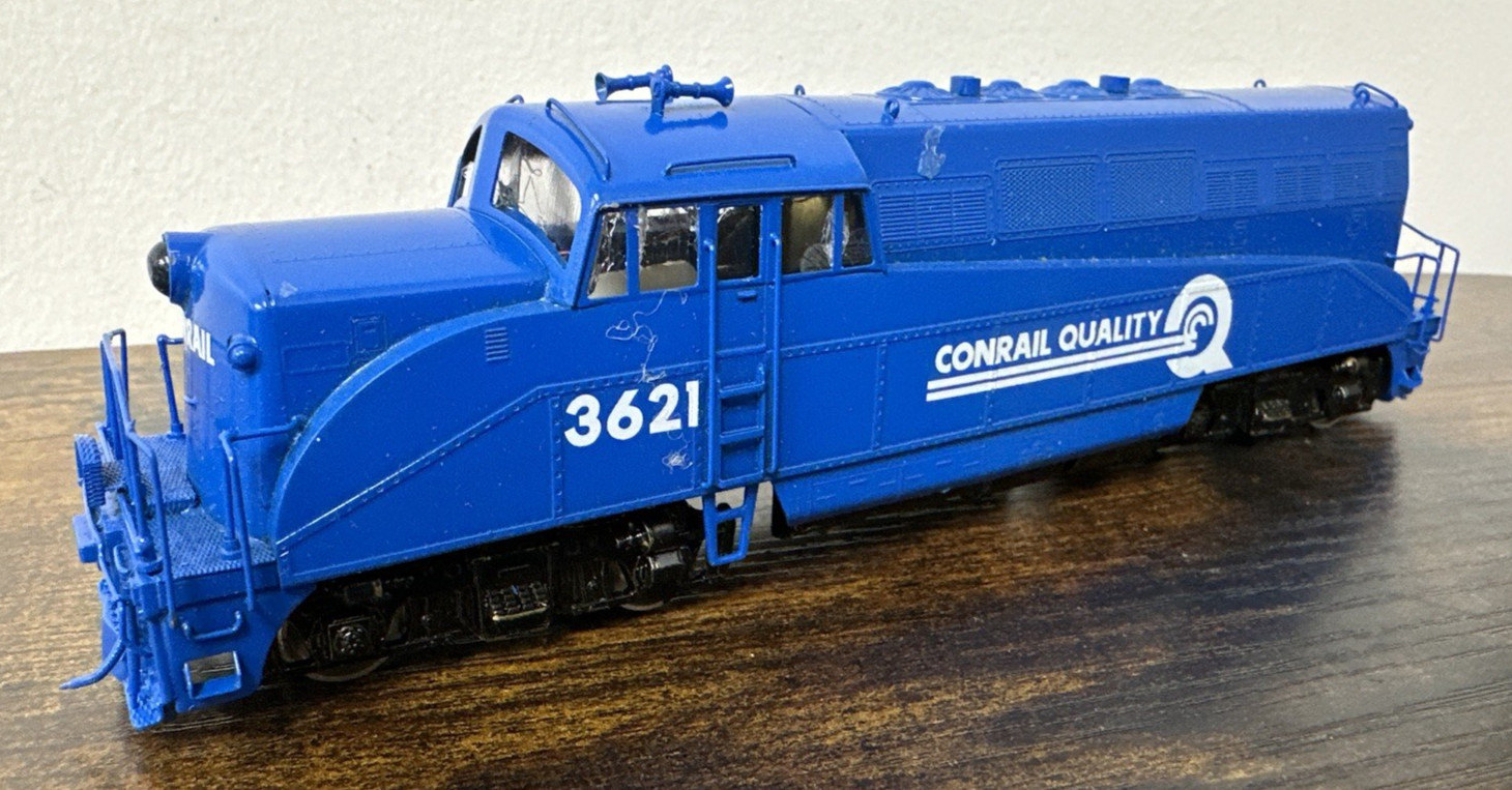 NJ Custom Brass EMD BL-2 Branch Line Diesel – Conrail #3621 Painted Does Not Run