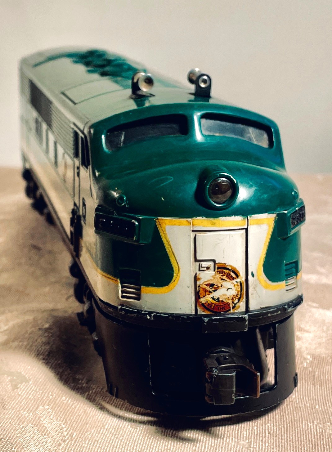 Vintage Lionel 2356 Southern, F3 ABA, O Gauge Locomotive Set, 1954-1956
