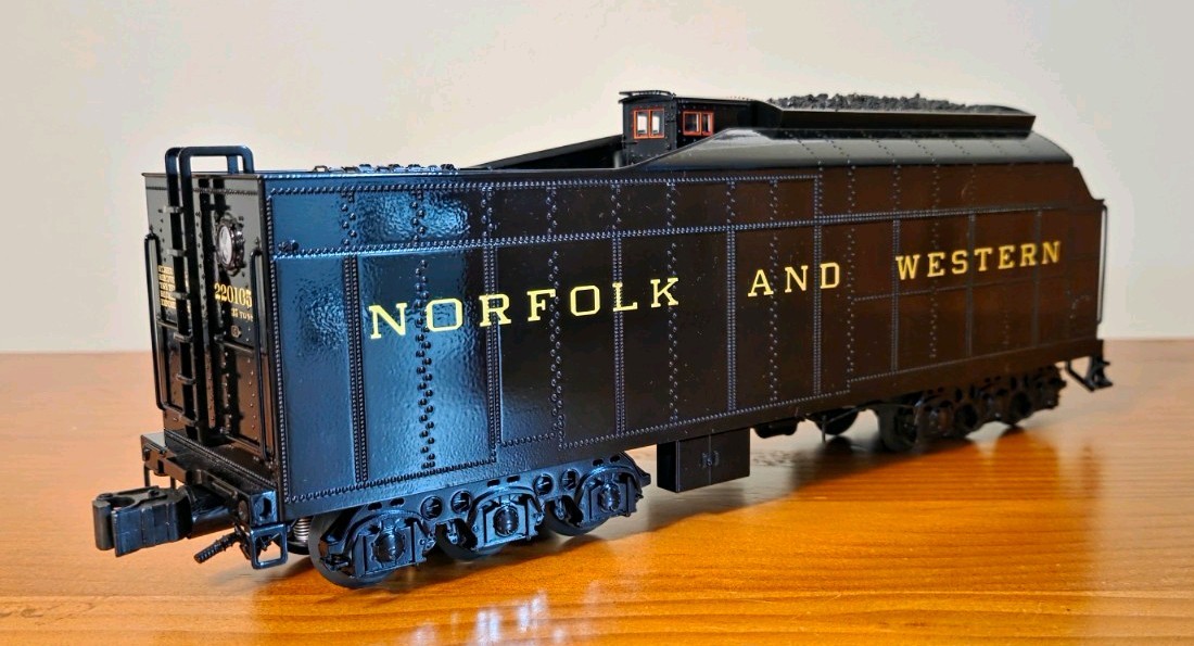 Lionel Vision Line Norfolk & Western Class A #1218 Excursion Version