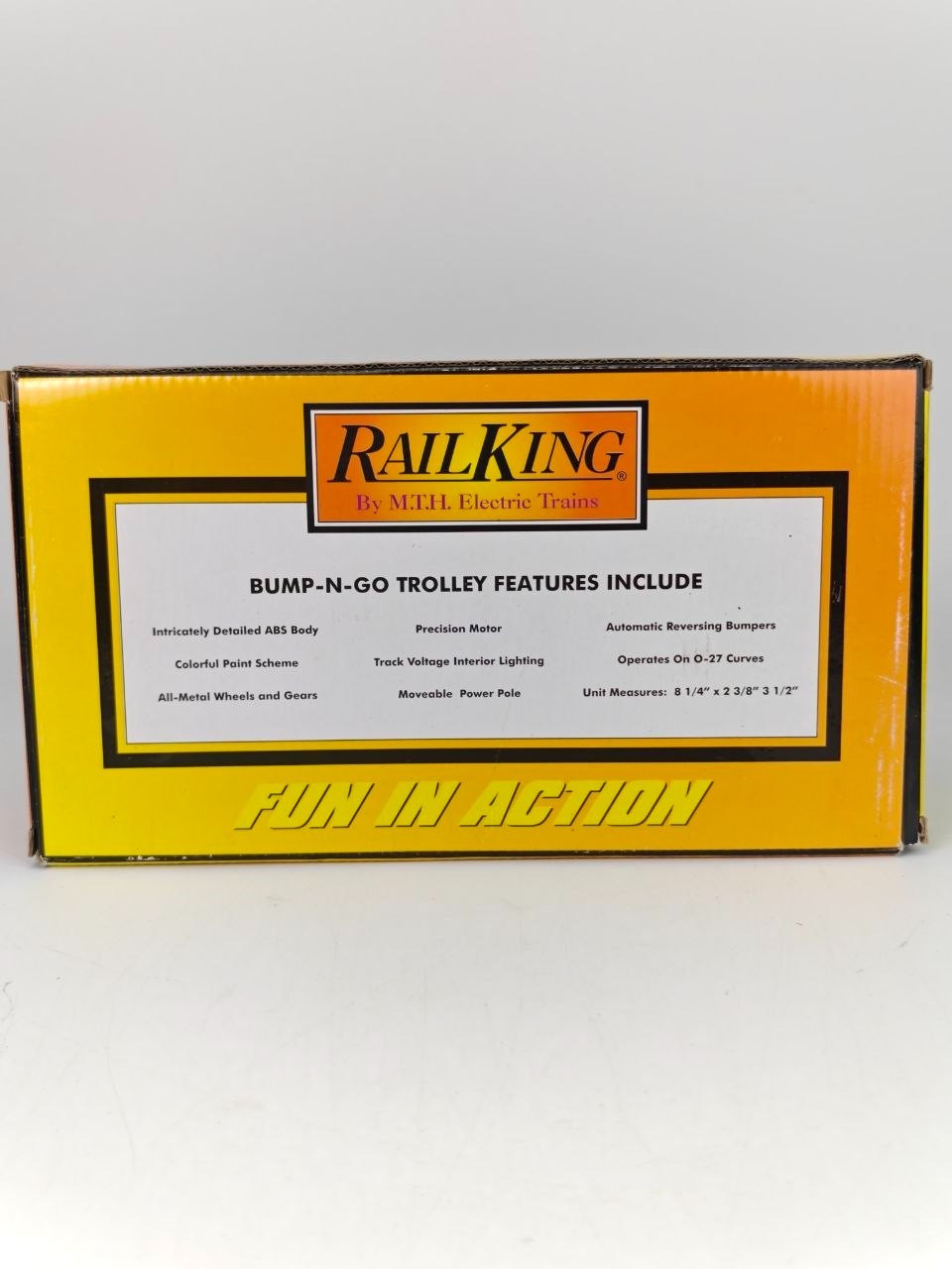 Rare MTH RailKing TCA 2010 Bump-n-Go Trolley Camden Street 2010 O Gauge Tested