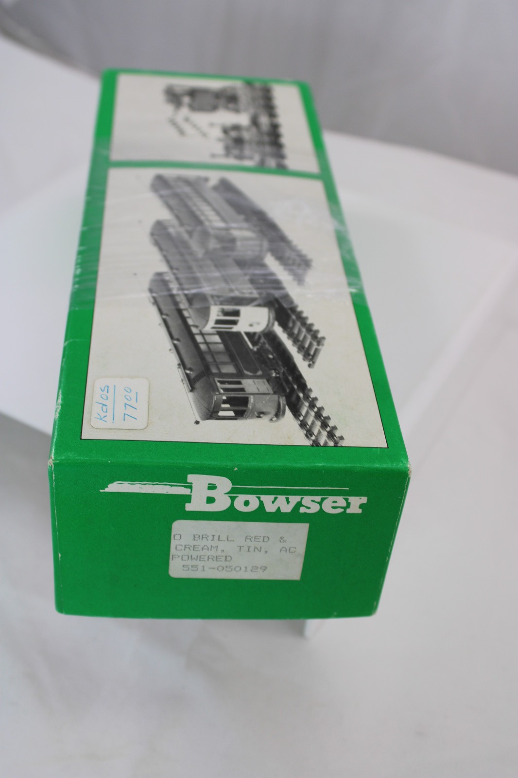 O Scale – Bowser Trolley – Red/Cream Brill Trolley