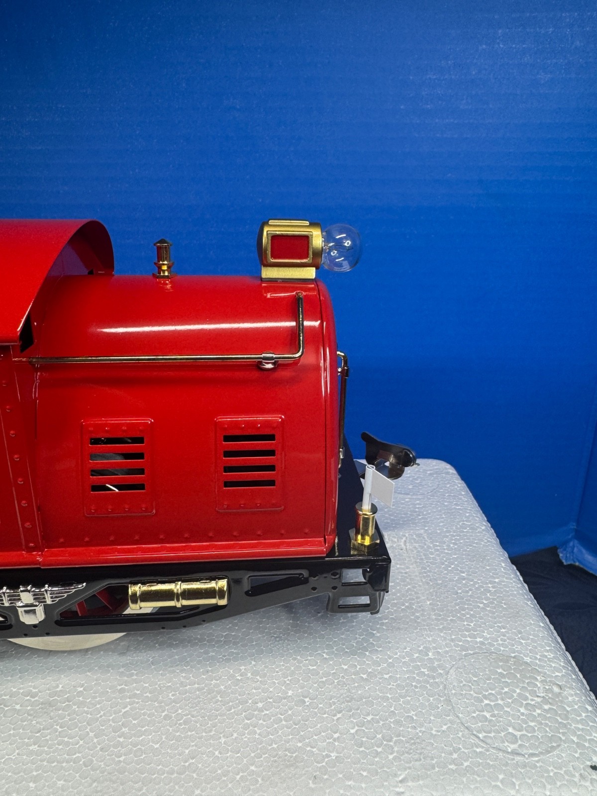 Mth Red Std. Gauge Tinplate No. 10 Electric Locomotive