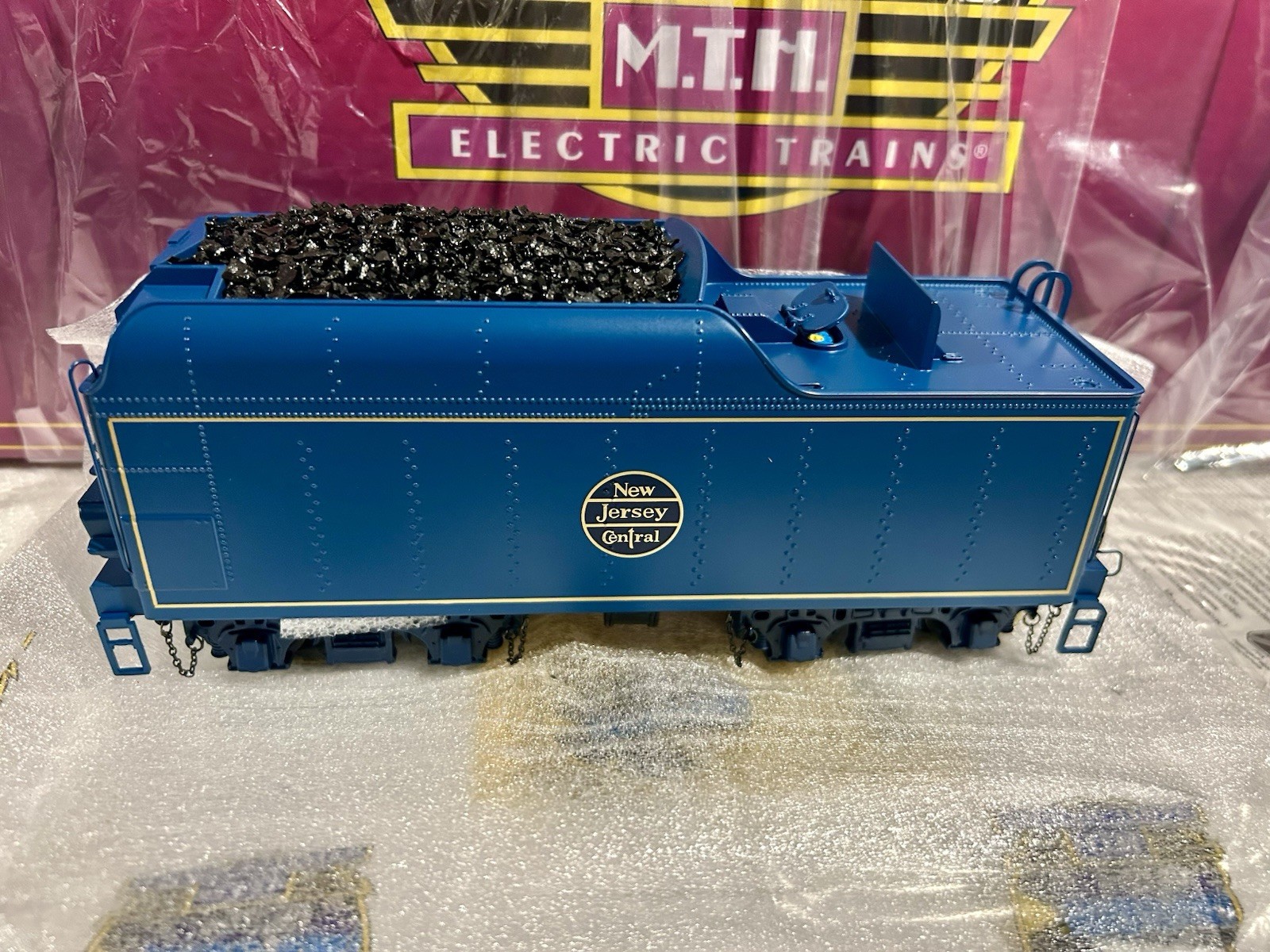 MTH 20-3460-1 Jersey Central Blue Comet 4-6-2 P47 Steam Passenger Set PS3