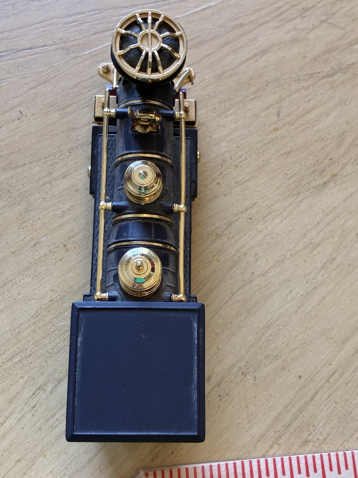 Vintage SS 7501 Superior Western Steam Locomotive Engine Toy Royal Blue, Gold