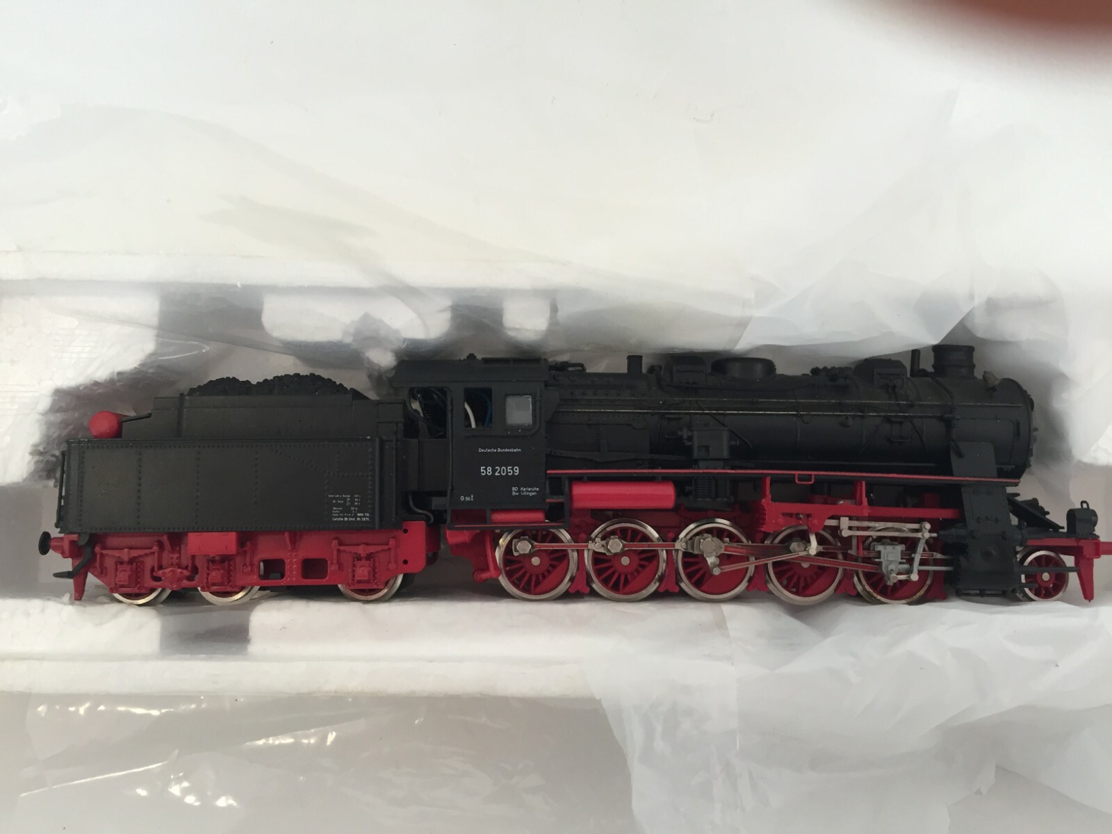 Roco HO Scale 4112 Prussian G12, DB Br58 (58 2059) 2-10-0 in Epoch iii Livery