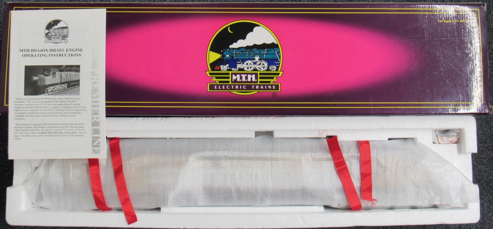 MTH Premier 20-2178-1 Union Pacific DD40AX Diesel Engine w/PS O-Gauge LNIB