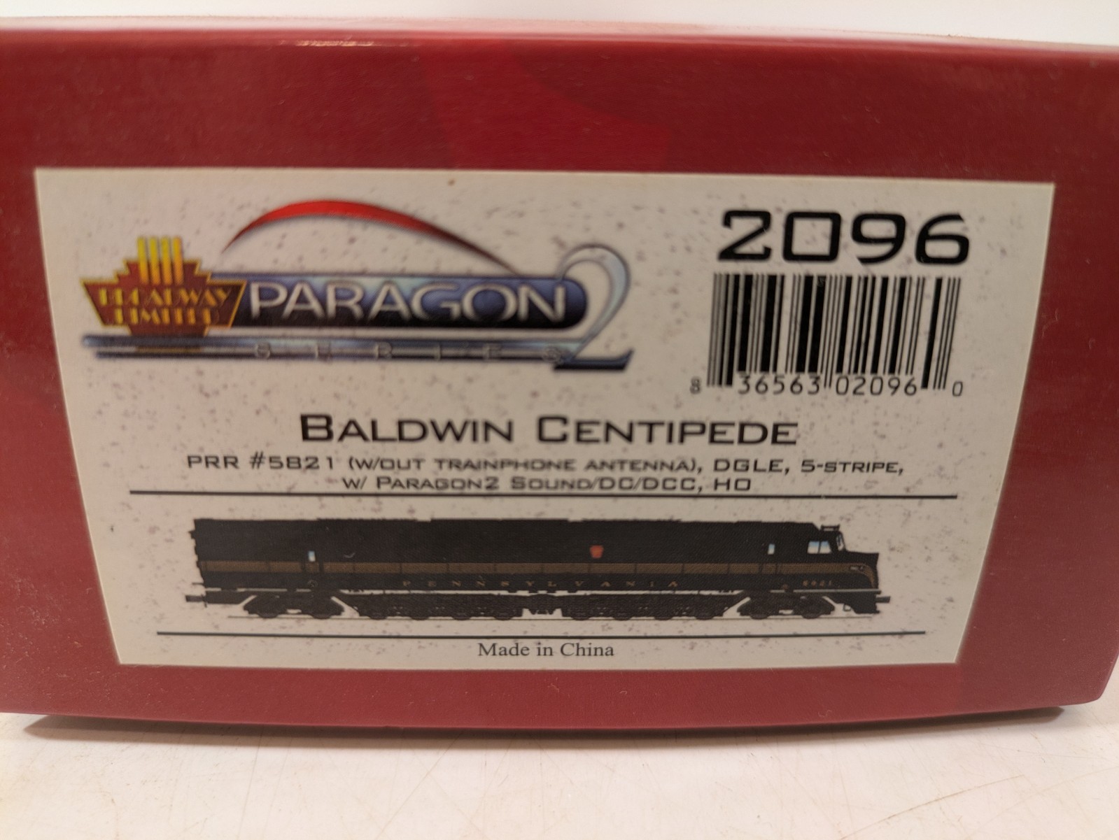 HO Baldwin Centipede PRR Pennsylvania DC+DCC+SOUND NIB NOS # 2096