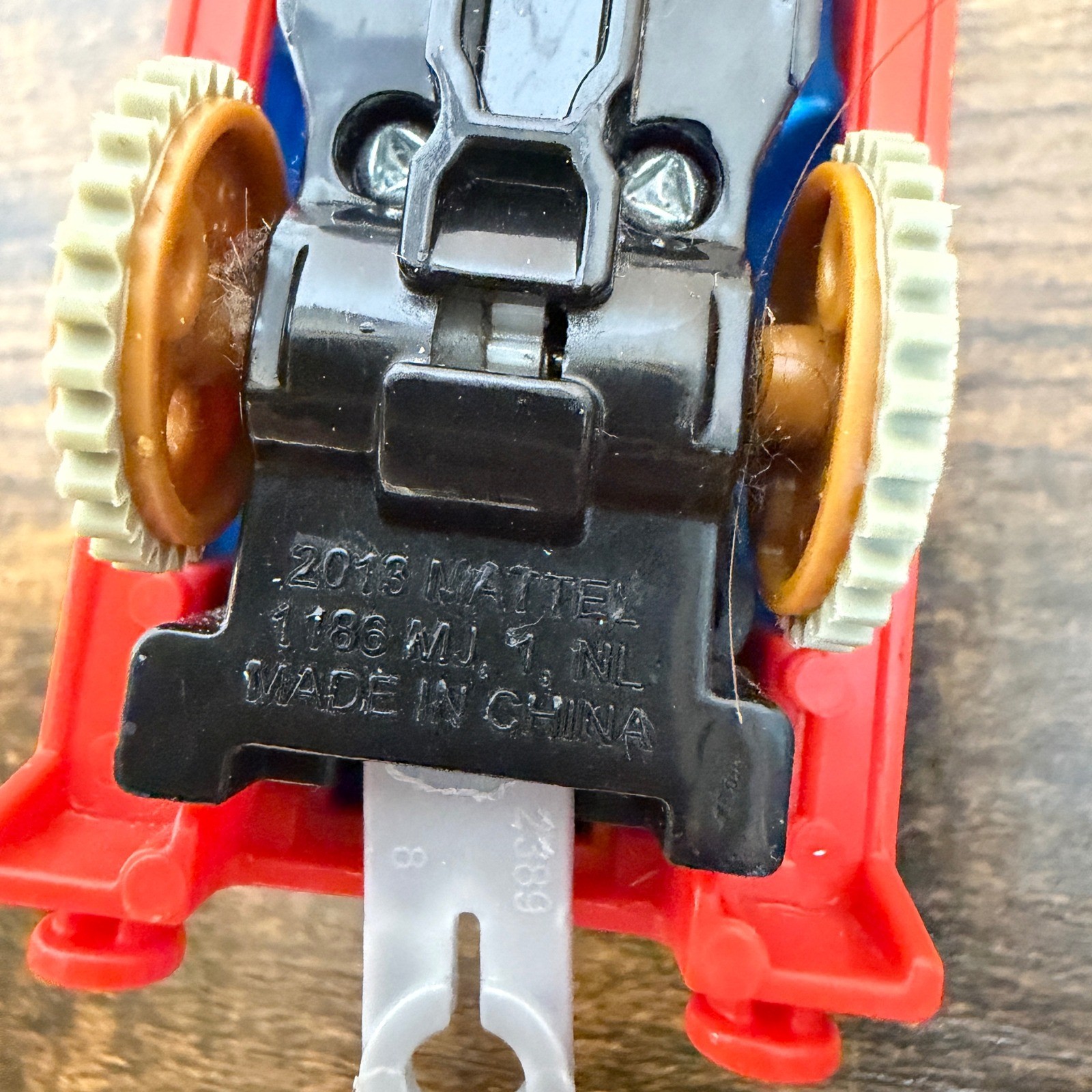 Mattel Thomas & Friends Motorized Engine 2013 Blue Jungle Track Master Limited