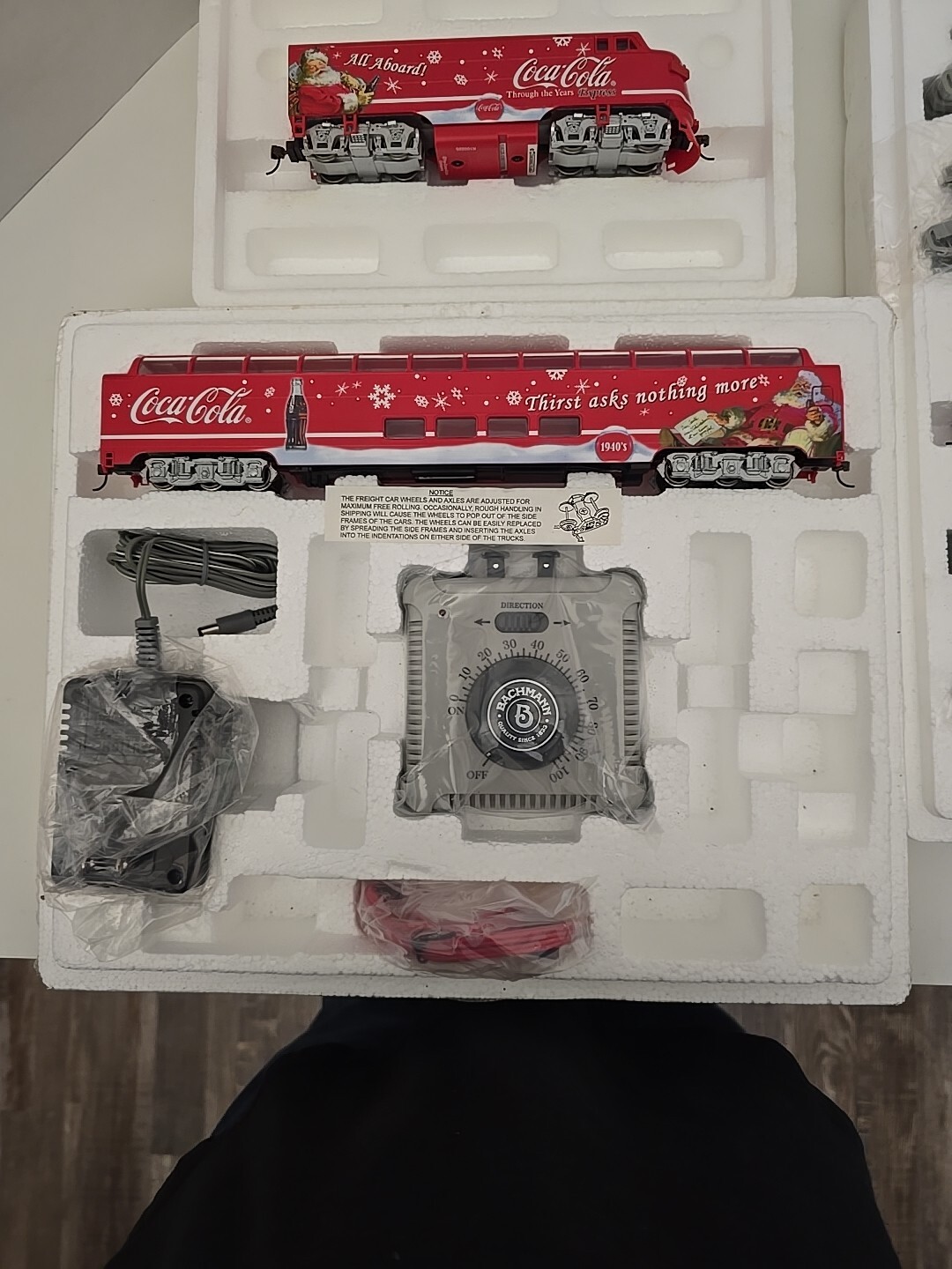 Coca-Cola Thru The Years F3 Train Set Bradford Exchange Hawthorne Village