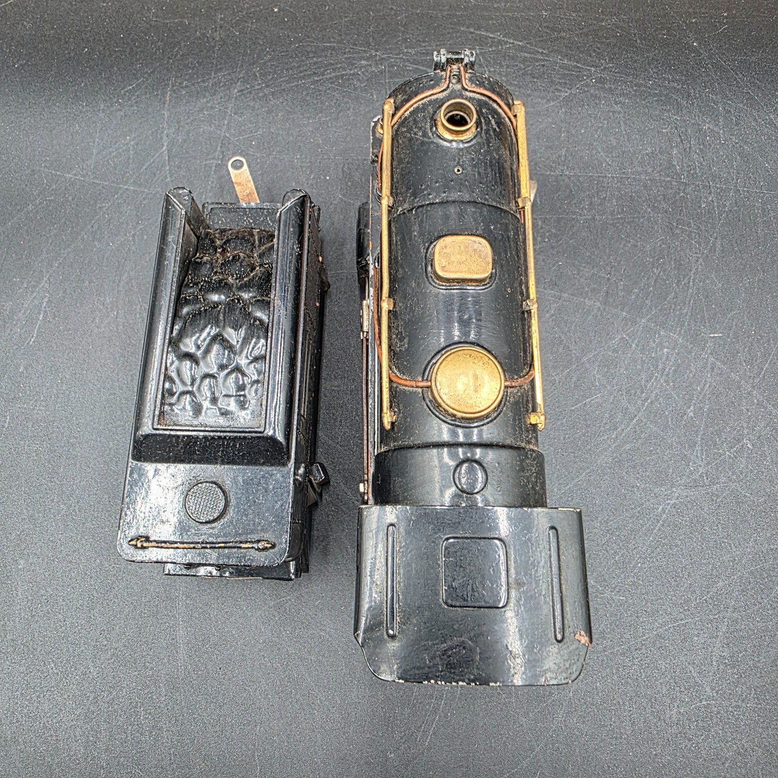 Vintage Lionel IVES 257 257T Transition Set Locomotive Tender Tinplate UNTESTED