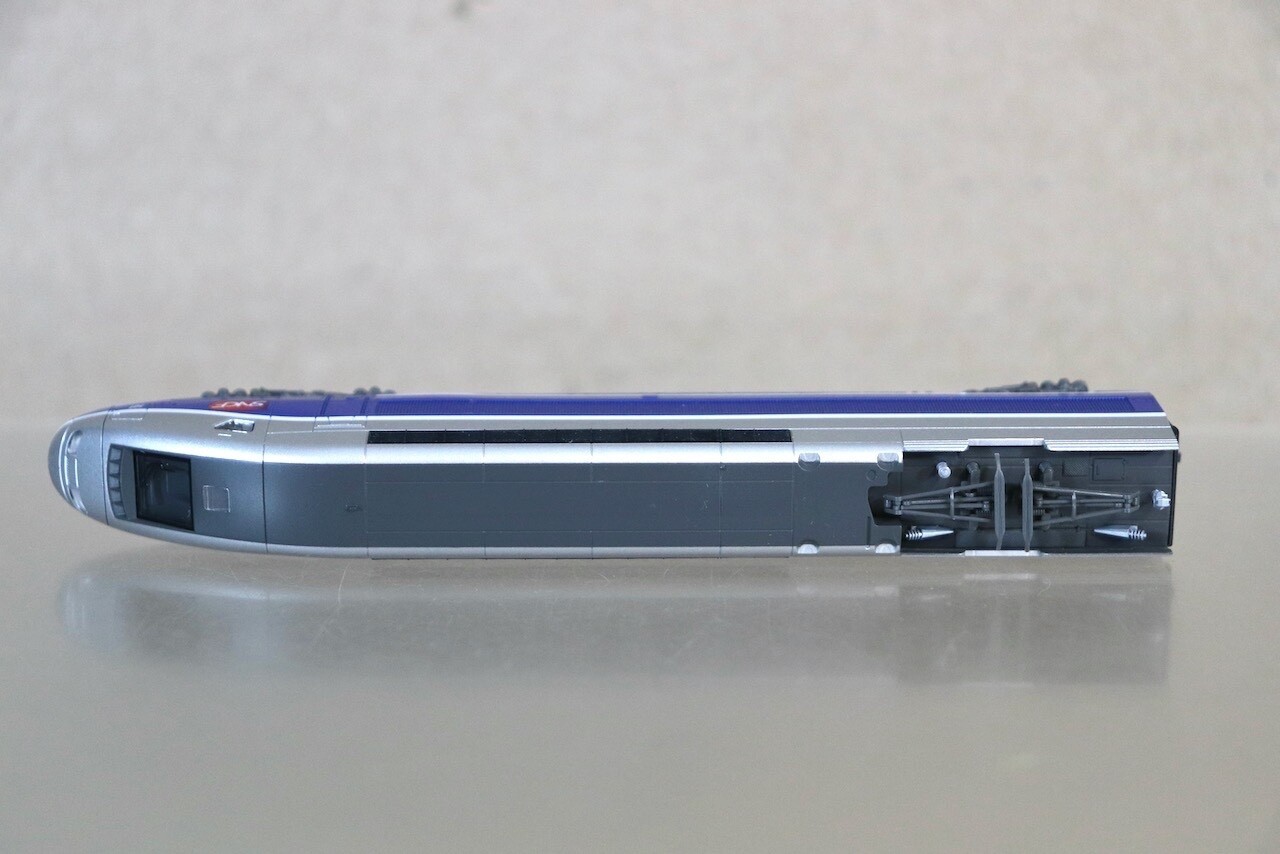 KATO K10917 SNCF TGV DUPLEX ELECTRIC LOCOMOTIVE 10 CAR DISPLAY SET & LIGHTS on
