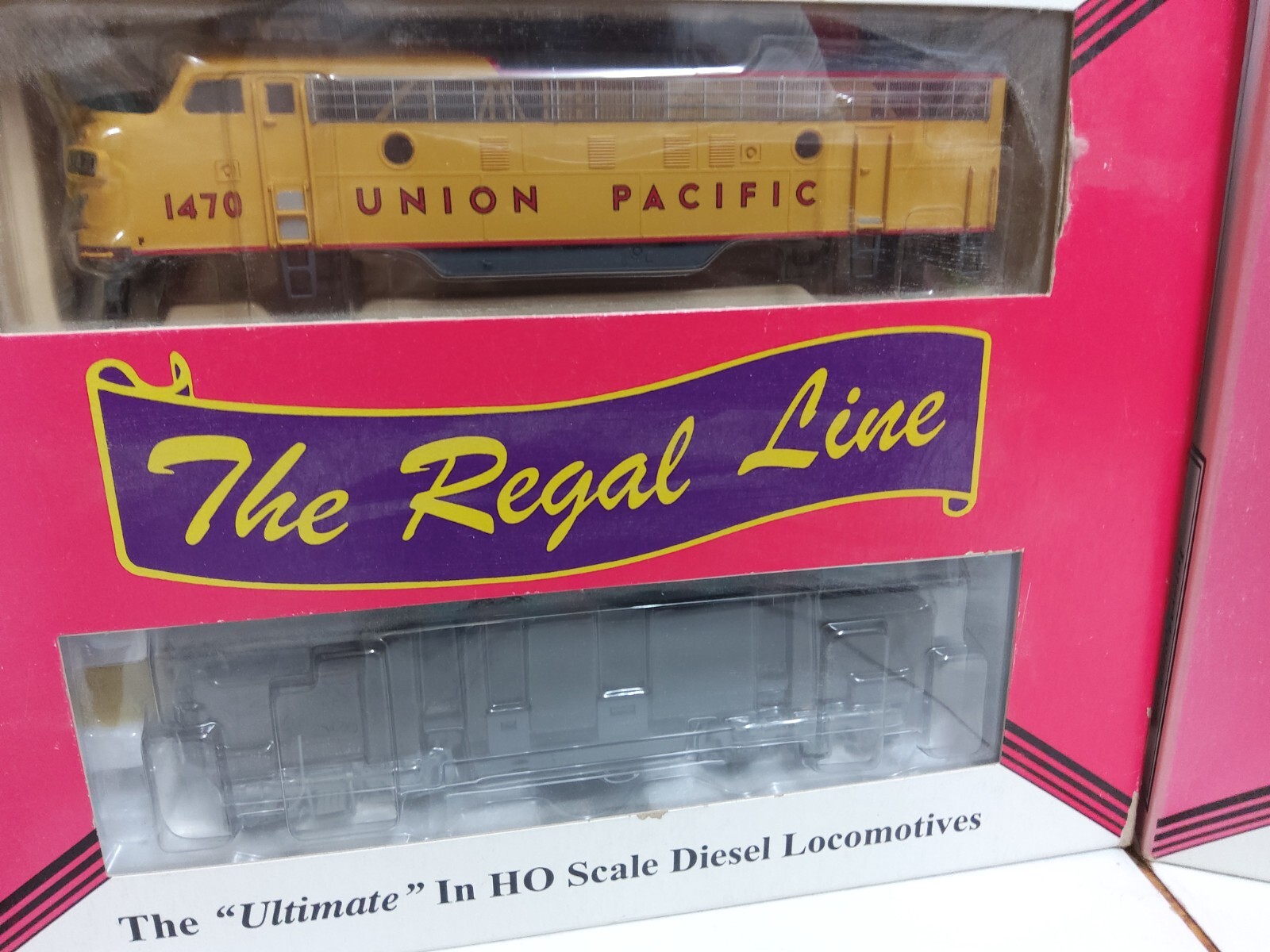 INTERMOUNTAIN RAILWAY HO EMD F7 A B UNIT UNION PACIFIC AND 1468B 1470 DCC REA