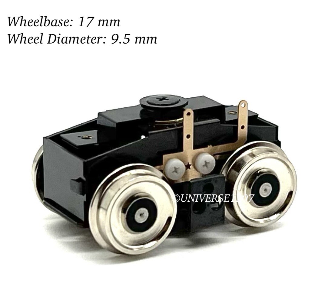 HO/J/On30/O16.5/Oe Gauge Aru-Model HO-17A Bogie/Truck 17/9.5 mm H0/0e Scale