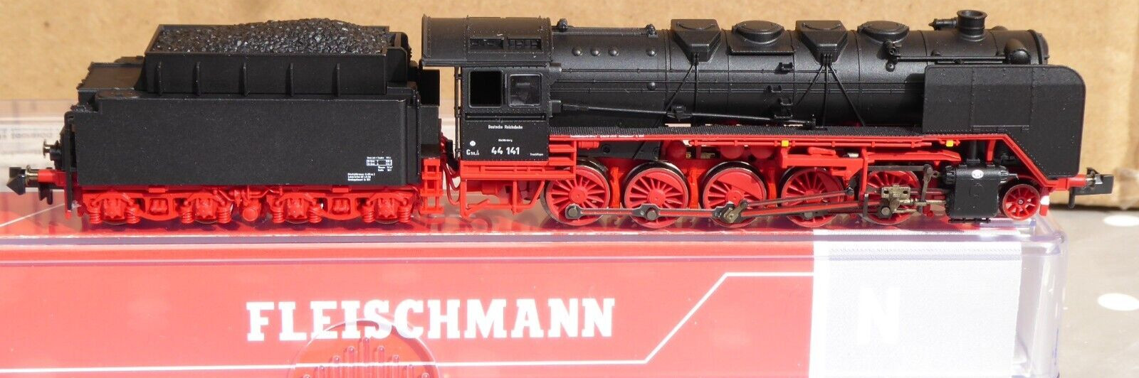 Fleischmann 714403 N Locomotive BR 44 141 DRG Era 2 DSS+LED Light, BW Treuchtl.