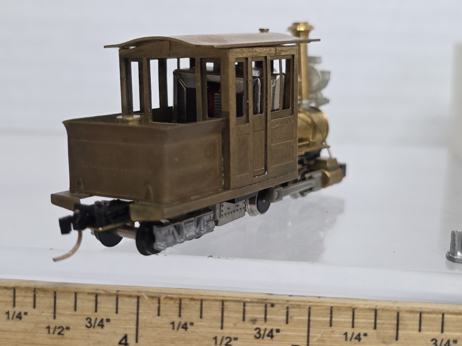 HOn30 Joe Works R206 Brass 0-4-4T Forney Steam Loco Sandy River As Is Read Desc.