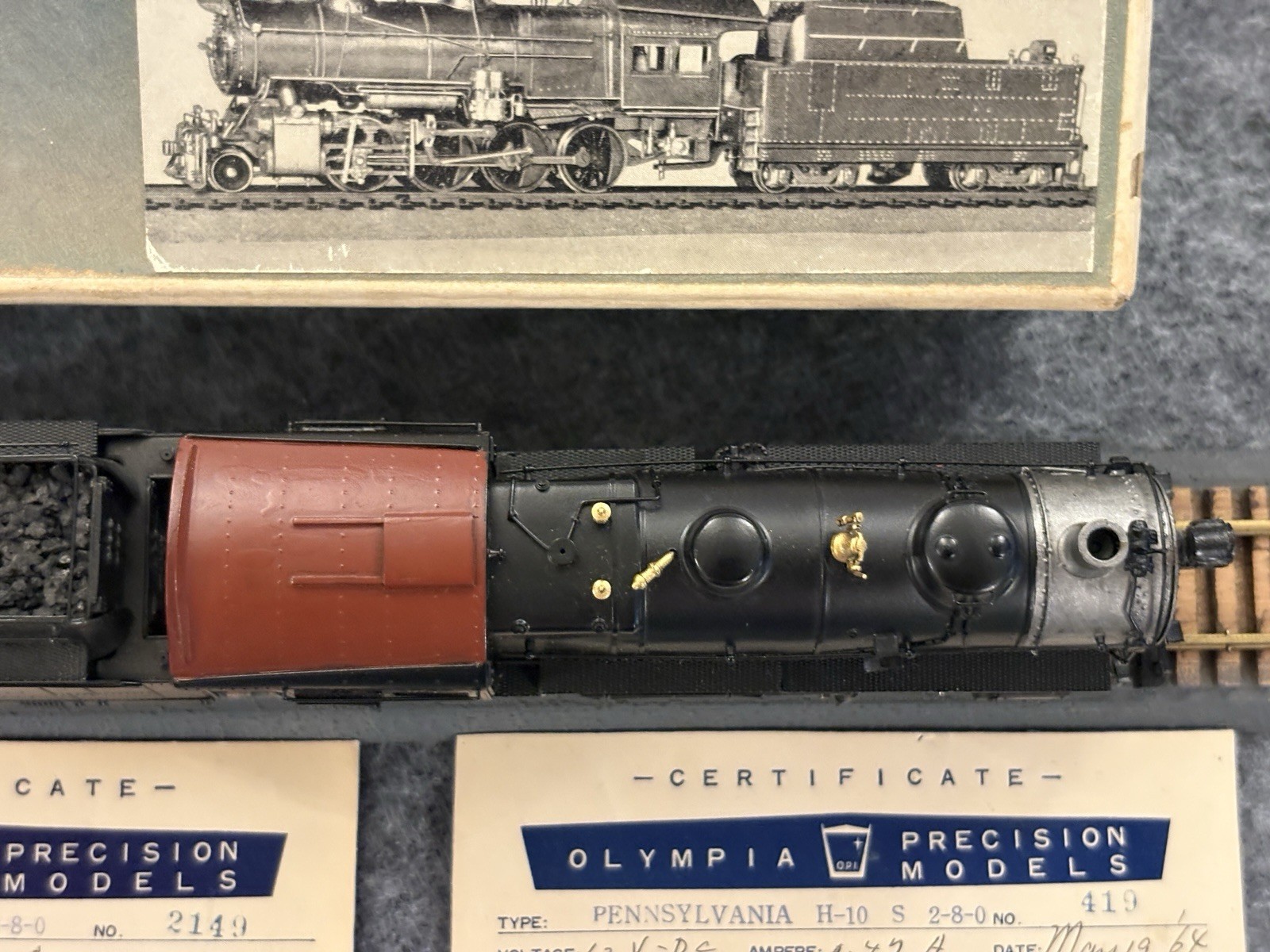 Olympia EH-110 Pennsylvania RR H10S 2-8-0 “Consolidation” Steam Loco & Tender