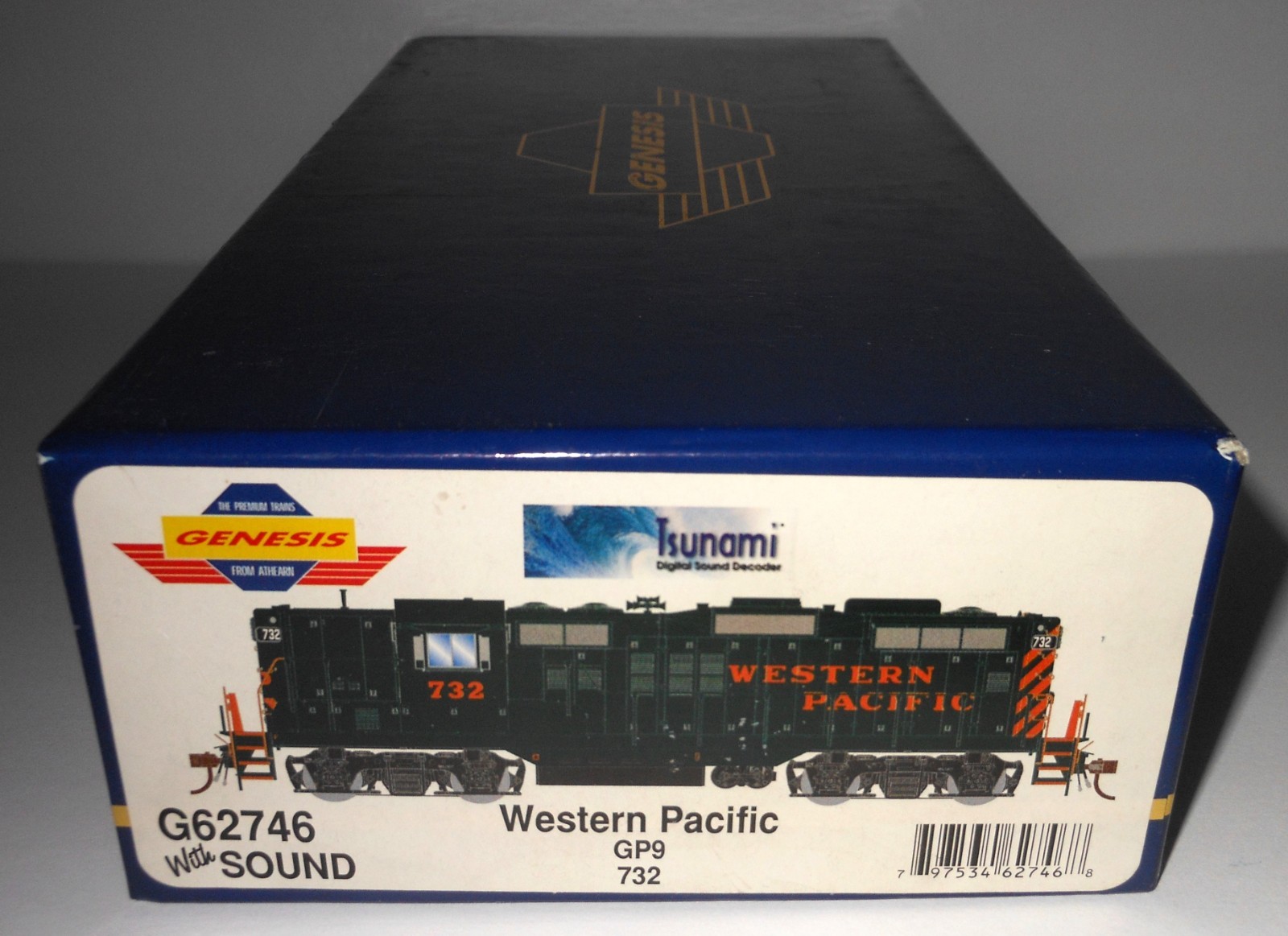 Athearn Genesis Tsunami Western Pacific GP9 HO Locomotive DCC with Sound #G62746