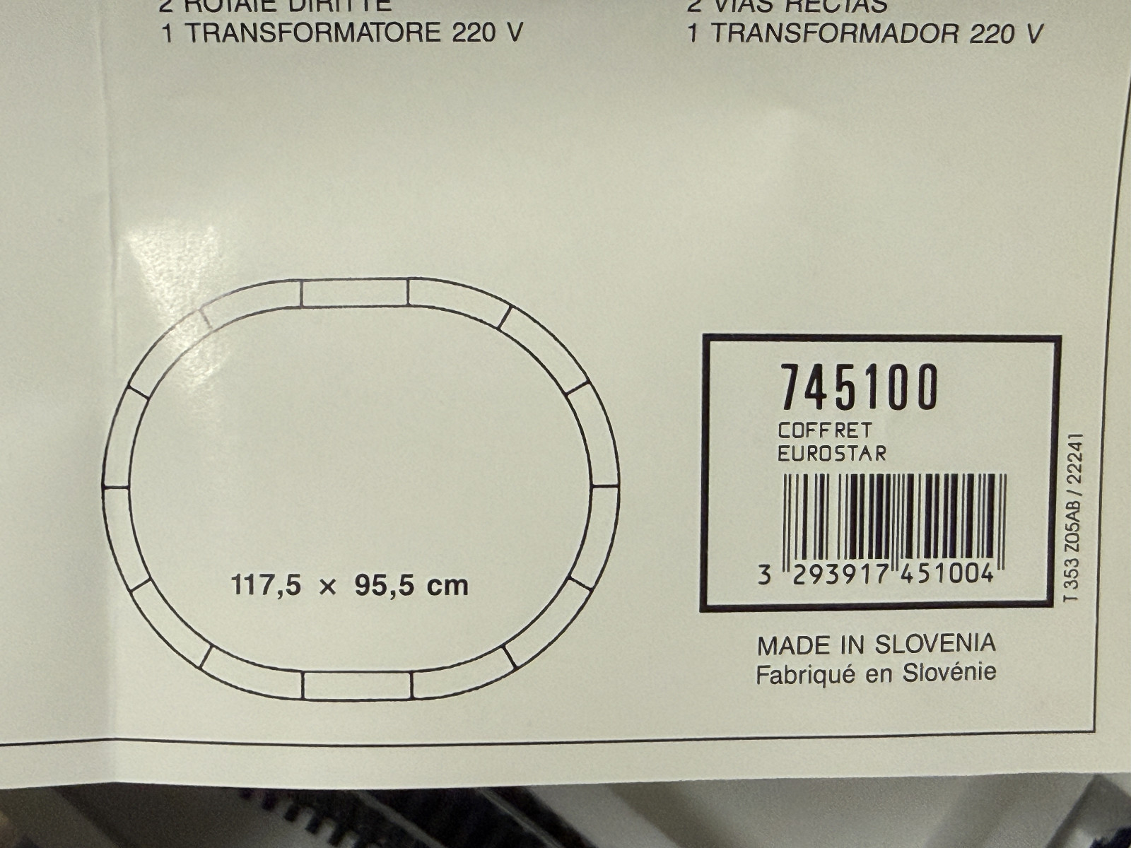 JOUEF 745100 COFFRET EUROSTAR 7451 4 cars – NEW other