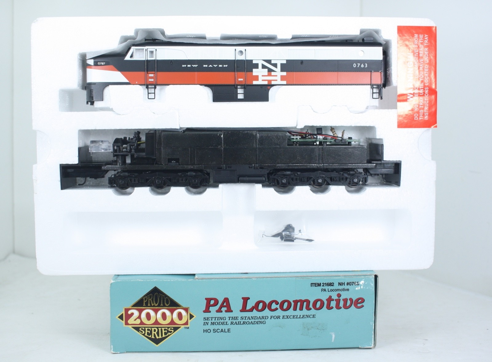 HO Scale Proto 2000 21682 New Haven PA Locomotive DCC Ready Excellent NH #0763