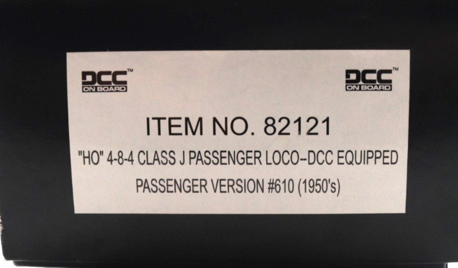 Bachmann Spectrum 82121 Norfolk & Western Class J 4-8-4 #610 DCC Passenger Loco