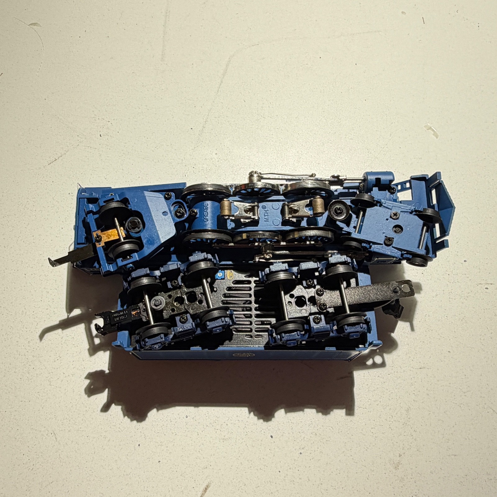MTH Railking O Gauge NJC Blue Comet 4-6-2 PS2 & 4 60′ Madison Passenger Cars
