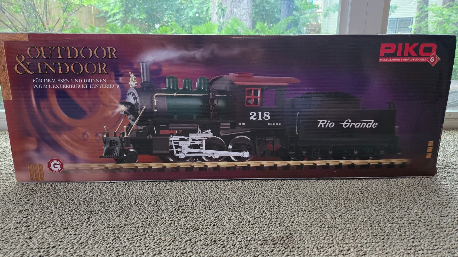 PIKO 38210 Denver Rio Grande 2-6-0 Steam Locomotive w/ Smoke and Lights