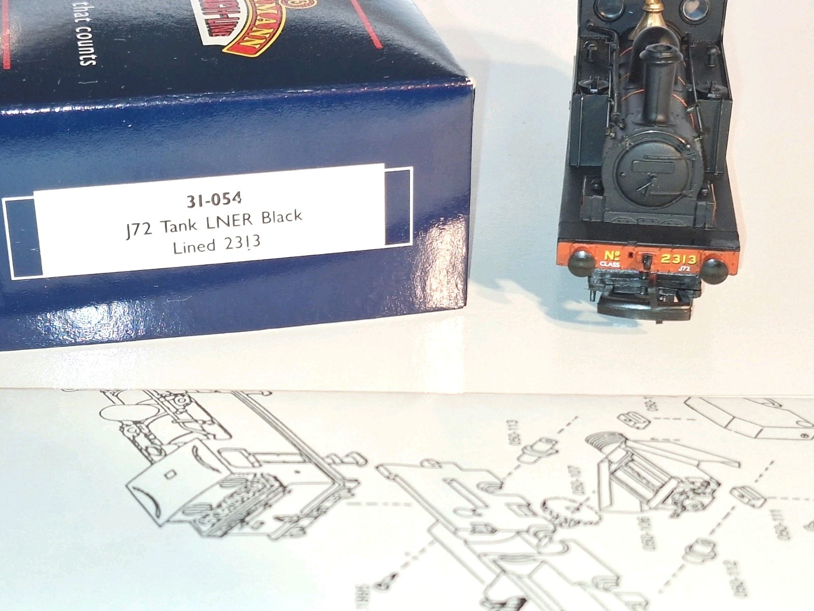 Bachmann 31054 J72 Class Loco.New Old Stock. Mint Cond. 2 Rail DC Boxed.OO Scale