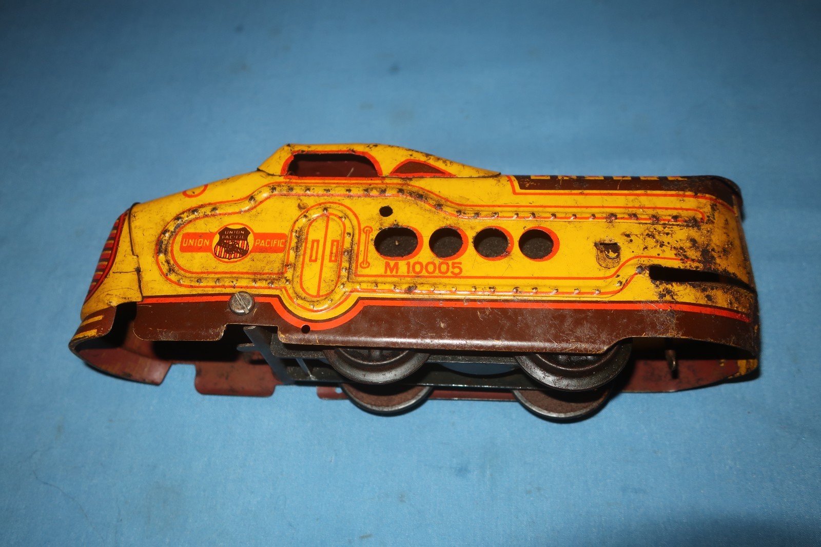 Marx M10005 Union Pacific Wind-up Clockwork Locomotive. Runs