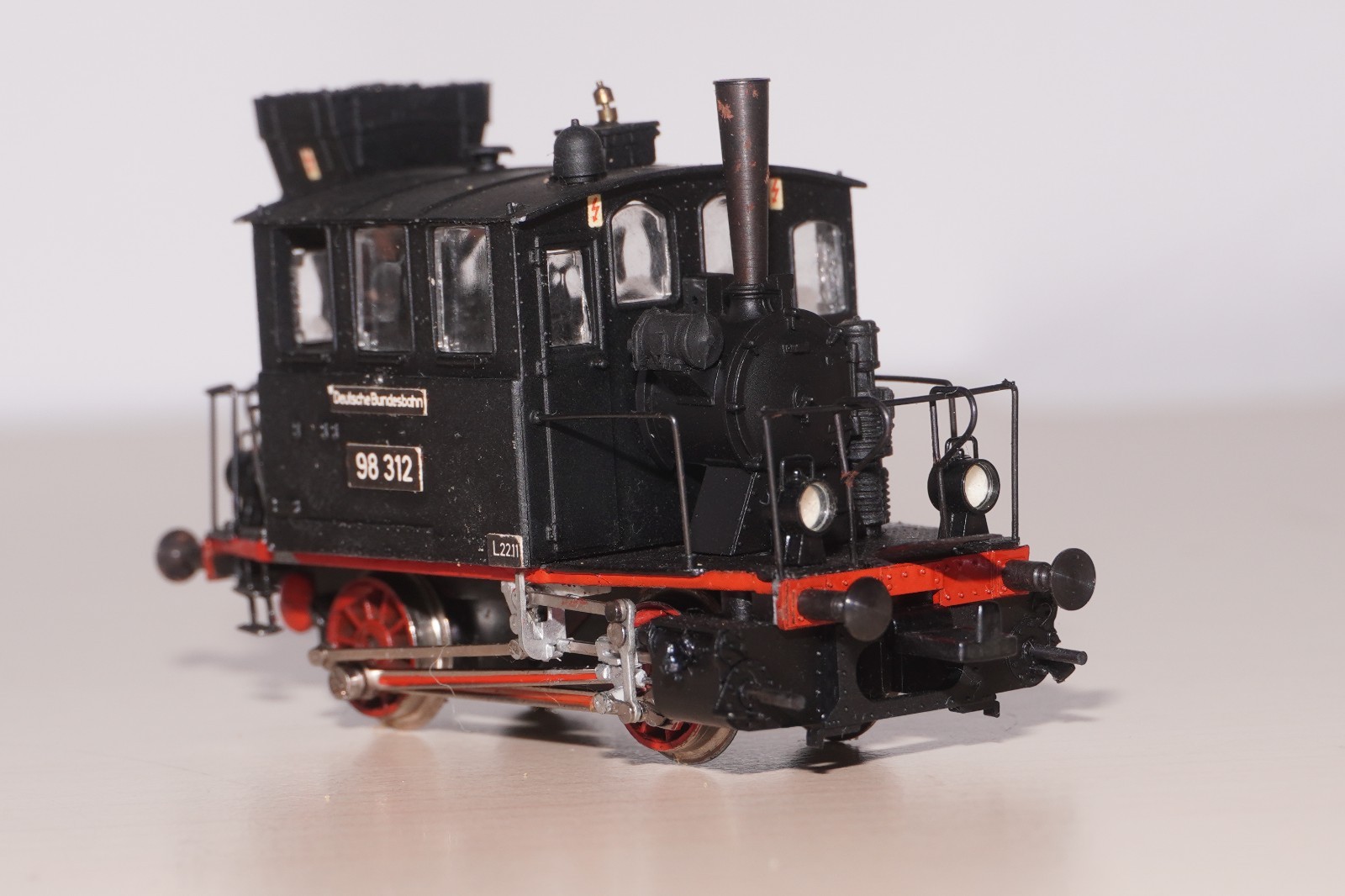 Heinzl BR 98 H0 Electric Locomotive, Diecast Brass, 1:87, Analog DC