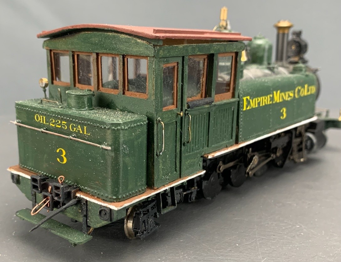 On3 2-8-2T Outside Frame Steam Locomotive Empire Mining Co #9 Custom JER O3071