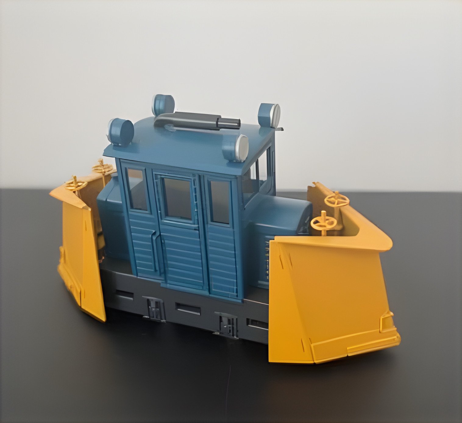 0n18 Scale Freelance Snow Plow Diesel Locomotive On18 Narrow Gauge Engine P.H