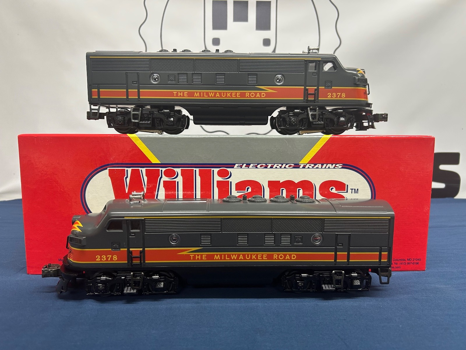 Williams (Repro) Milwaukee Road F-3 AA Diesel Engine Set w/ True Blast 2 *READ*