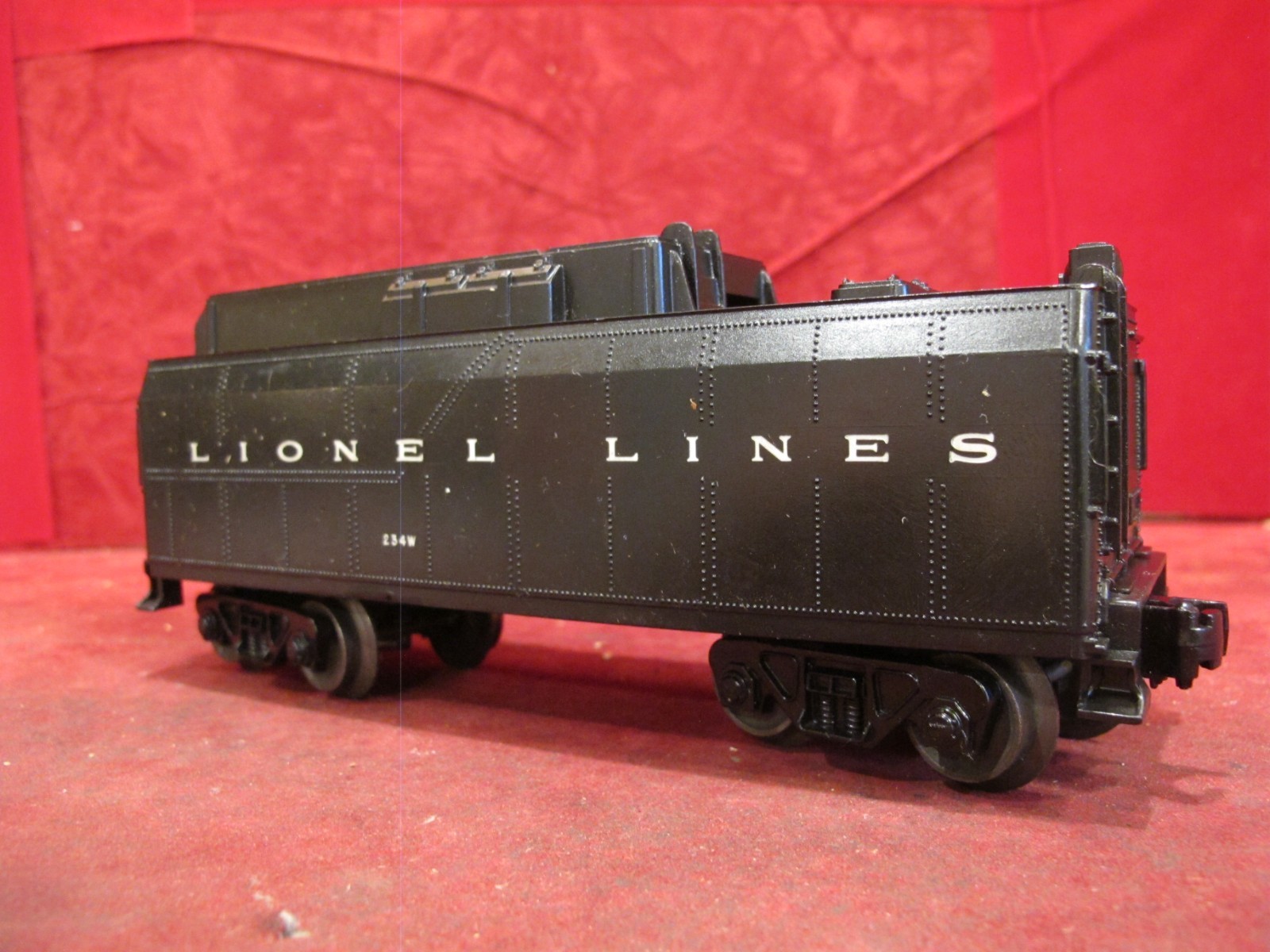 very clean Lionel Lines 234W Whistle Tender Postwar O Gauge Tested works well
