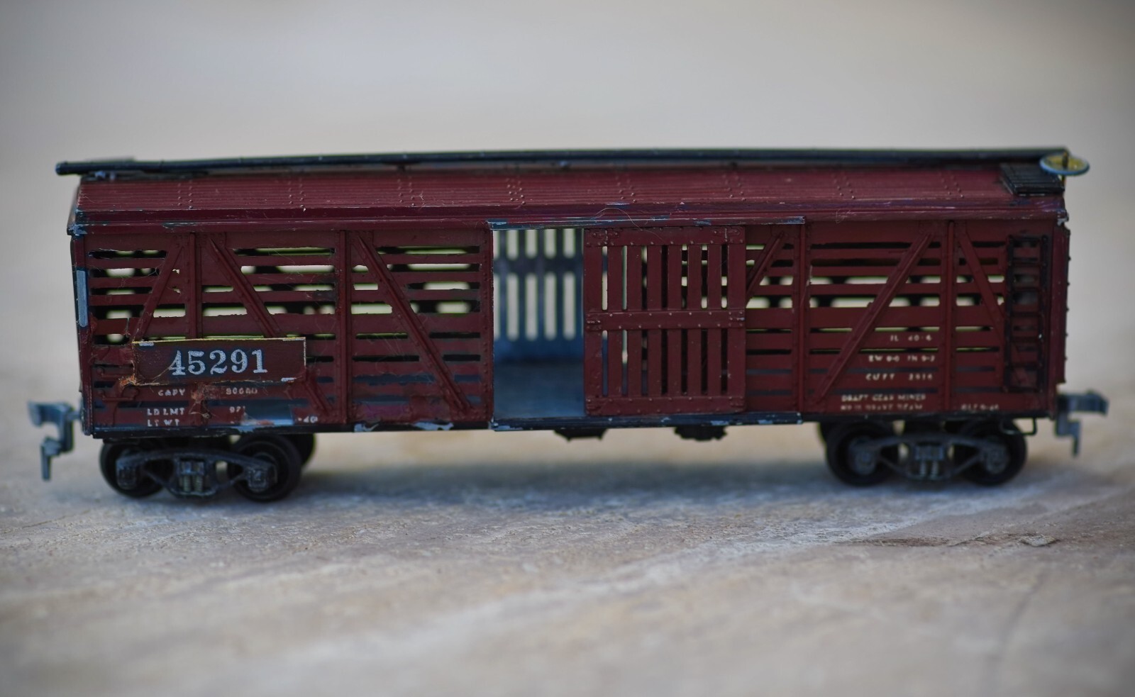 VINTAGE Athearn Roundhouse CATTLE CAR 45291 HO Made in USA 1950’s