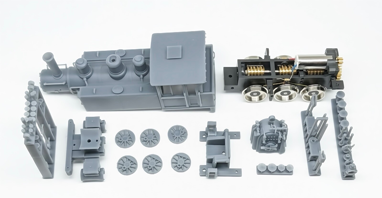 HO TMW 0-6-0 Baldwin JGR Class 1240 Steam Locomotive Kit NIB H0 Scale BLW Engine