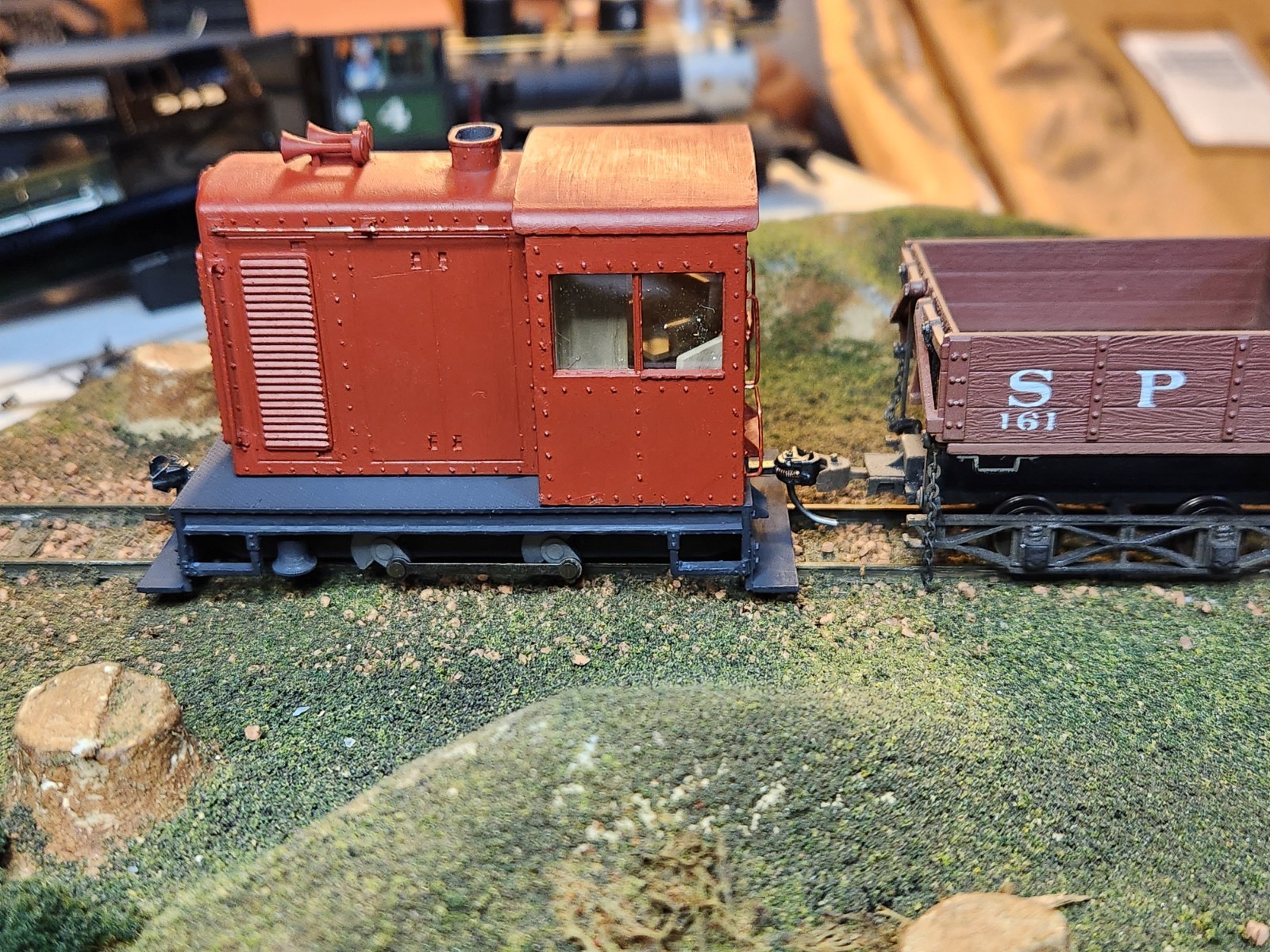 On30 Freelance “Davenport” Switcher Kit 3D Printed With Cab Interior Details