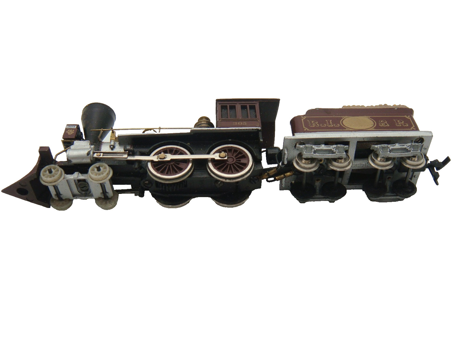 Mantua General 3960 locomotive HO 4-4-0 American 305 W 3280 Tender R.I.&P. READ